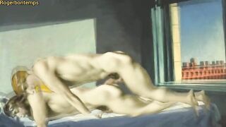 Greek gladiator barebacked in vintage cartoon hentai