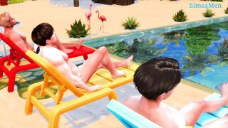 Hot Vacation Rough Fucked by Monster Cock in SIMs 4