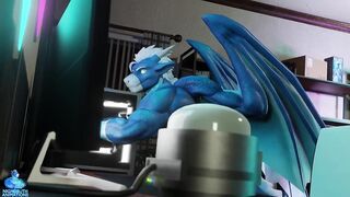 Nighdruth Follower Growing Dick Muscle Animation ruined by Furry Gay Dragon