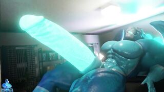 Nighdruth Follower Growing Dick Muscle Animation ruined by Furry Gay Dragon