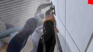 Futa dragon fucked raw in gym locker by gay fox