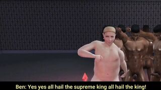 demonlord milf gets bred by gay ebony demon in sims 4 orgy