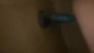 Femboy gets hole destroyed by massive dragon dildo until he gushes cum on cam