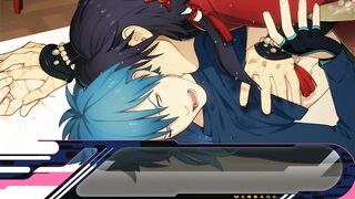 Koujaku brutally ruins Aoba rough yaoi hentai debauchery