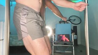 Gay College Boy's Juicy Tits Destroyed by Thick Dripping Cock