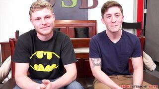 Levi Jackson ruins broke straight guy Danny Cannon raw big dick anal