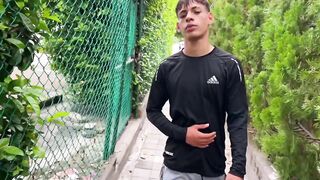 Big Dick Latino Twink Handjob Destroyed