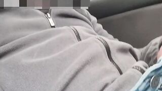 Big white cock destroyed in public park masturbation
