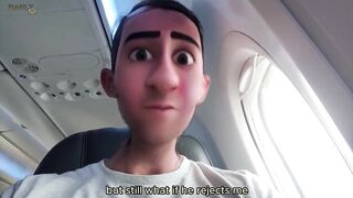 Step dad’s mile high feet destroy your shy shit airplane fantasy