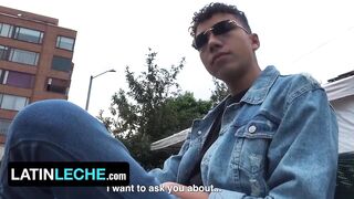 Twink Gaped Raw by Latino Uncut Stud Latino Leche Blowjob
