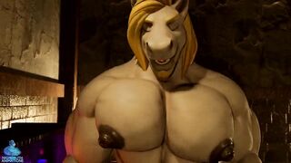 Big cock furious growth dawnheart horse raw muscle flooded
