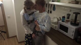 Twink gets destroyed by thick uncut dick railed raw in forest