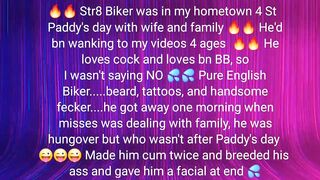Biker trades cock for loads with married man deep throat