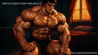 Straight Guy forced into a sloppy fucking with dad's wet mouth moaning