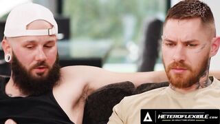 Straight stud gets drilled raw by Johnny Hill's big cock