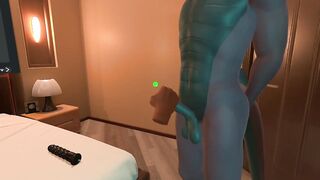 Furry dragon gets a sloppy blowjob in steamy hentai game