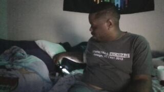 Friend watched anime while I jerked off thick cock got destroyed by multiple cumshots