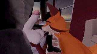 Kian's Night destroyed by cum loaded furry cock raw blowjob
