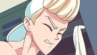 Protein shake ruined his tight hole burst with cum