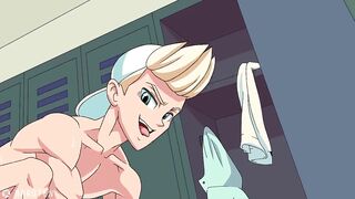 Protein shake ruined his tight hole burst with cum