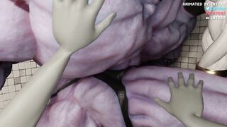 POV Behemoth Growth and Hyper Animation muscle worship gay cock worship