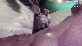 POV Behemoth Growth and Hyper Animation muscle worship gay cock worship