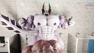 POV Behemoth Growth and Hyper Animation muscle worship gay cock worship