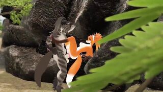 Safurry wildman forces redhead into brutal 3some rough gangbang