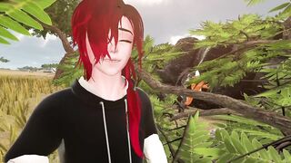 Safurry wildman forces redhead into brutal 3some rough gangbang