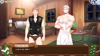 Goro dominates Yoshi in rough scoutmaster season bdsm bl game