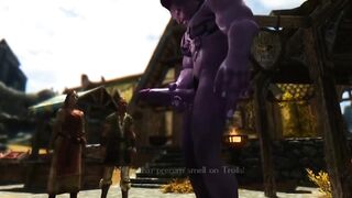 The Giant troll slave brutally Gangbanged in Rough Gay Cartoon Creampie