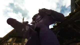 The Giant troll slave brutally Gangbanged in Rough Gay Cartoon Creampie