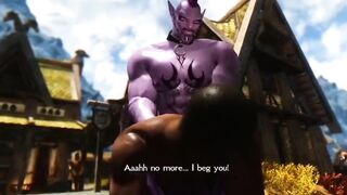 The Giant troll slave brutally Gangbanged in Rough Gay Cartoon Creampie