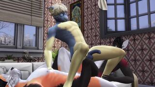 Fran’s Big cumshot from the video game cartoon blowjob