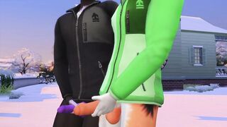 Fran’s Big cumshot from the video game cartoon blowjob
