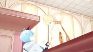 Genshin Impact Yaoi Aether and Chongyun brutal blowjob rough ass fuck