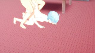 Genshin Impact Yaoi Aether and Chongyun brutal blowjob rough ass fuck