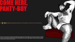 Come to Daddy stroking panties straight to gay audio moaning