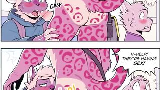 Furry yaoi beast railed on nude beach by black muscle studs creampie gangbang