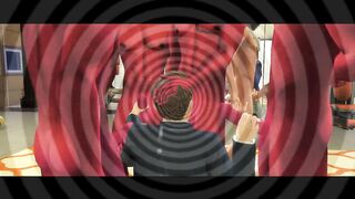 You didn't see his giant willie big boobs gay anime