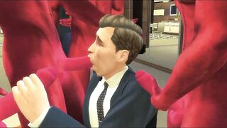 You didn't see his giant willie big boobs gay anime