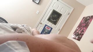 Femboy teases thick cock hungry twink with his giant ass