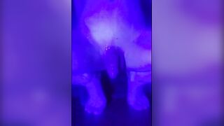 Femboy tight ass left gaping after brutal prostate orgasm