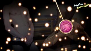 Mesmerized by golden cock trance messy addiction