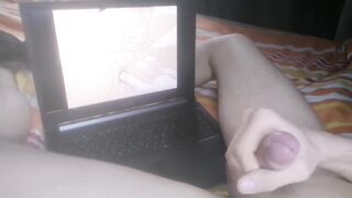 Horny straight boy destroyed by big cock cumshot hentai compilation