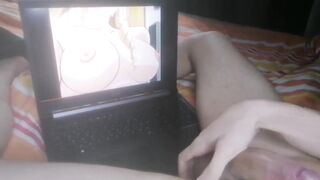 Horny straight boy destroyed by big cock cumshot hentai compilation