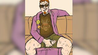 Jerking with the Dude raw gay joi anime instructions CBT CEI