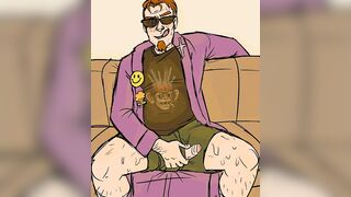 Jerking with the Dude raw gay joi anime instructions CBT CEI