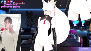 Cuntboy vtuber fingers his tight pussy raw ftm gay yaoi