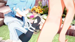 Genshin Impact Yaoi Tartaglia & Chongyun Hard Fucked Twink Gets Pounded Raw